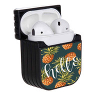 Onyourcases pineapple hello Custom AirPods Case Cover Apple Awesome AirPods Gen 1 AirPods Gen 2 AirPods Pro Hard Skin Protective Cover Sublimation Cases
