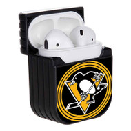 Onyourcases Pittsburgh Penguins NHL Custom AirPods Case Cover Apple Awesome AirPods Gen 1 AirPods Gen 2 AirPods Pro Hard Skin Protective Cover Sublimation Cases
