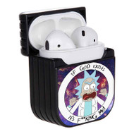 Onyourcases rick and morty if god exists Custom AirPods Case Cover Apple Awesome AirPods Gen 1 AirPods Gen 2 AirPods Pro Hard Skin Protective Cover Sublimation Cases