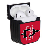 Onyourcases San Diego State Aztecs Custom AirPods Case Cover Apple Awesome AirPods Gen 1 AirPods Gen 2 AirPods Pro Hard Skin Protective Cover Sublimation Cases