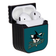 Onyourcases San Jose Sharks NHL Custom AirPods Case Cover Apple Awesome AirPods Gen 1 AirPods Gen 2 AirPods Pro Hard Skin Protective Cover Sublimation Cases