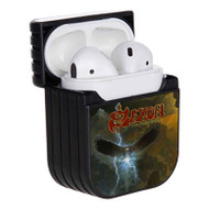 Onyourcases Saxon Thunderbolt Custom AirPods Case Cover Apple Awesome AirPods Gen 1 AirPods Gen 2 AirPods Pro Hard Skin Protective Cover Sublimation Cases