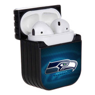 Onyourcases Seattle Seahawks NFL Custom AirPods Case Cover Apple Awesome AirPods Gen 1 AirPods Gen 2 AirPods Pro Hard Skin Protective Cover Sublimation Cases