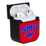 Onyourcases SMU Mustangs Custom AirPods Case Cover Apple Awesome AirPods Gen 1 AirPods Gen 2 AirPods Pro Hard Skin Protective Cover Sublimation Cases