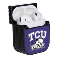 Onyourcases TCU Horned Frogs Custom AirPods Case Cover Apple Awesome AirPods Gen 1 AirPods Gen 2 AirPods Pro Hard Skin Protective Cover Sublimation Cases
