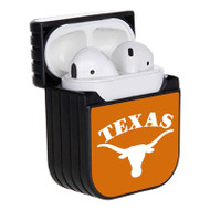 Onyourcases Texas Longhorns Custom AirPods Case Cover Apple Awesome AirPods Gen 1 AirPods Gen 2 AirPods Pro Hard Skin Protective Cover Sublimation Cases