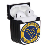 Onyourcases West Virginia Mountaineers Custom AirPods Case Cover Apple Awesome AirPods Gen 1 AirPods Gen 2 AirPods Pro Hard Skin Protective Cover Sublimation Cases