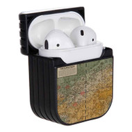 Onyourcases A Medieval Map of Mars The Planet Mars Custom AirPods Case Cover Apple AirPods Gen 1 AirPods Gen 2 AirPods Pro Awesome Hard Skin Protective Cover Sublimation Cases