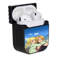 Onyourcases Edward Elric and Winry Rockbell Fullmetal Alchemist Brotherhood Custom AirPods Case Cover Apple AirPods Gen 1 AirPods Gen 2 AirPods Pro Awesome Hard Skin Protective Cover Sublimation Cases