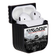 Onyourcases Gears of War Ultimate Edition Black and White Custom AirPods Case Cover Apple AirPods Gen 1 AirPods Gen 2 AirPods Pro Awesome Hard Skin Protective Cover Sublimation Cases