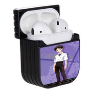Onyourcases Neon Genesis Evangelion Ikari Shinji Custom AirPods Case Cover Apple AirPods Gen 1 AirPods Gen 2 AirPods Pro Awesome Hard Skin Protective Cover Sublimation Cases
