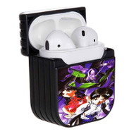 Onyourcases Neon Genesis Evangelion Misato Katsuragi and Shinji Ikari Custom AirPods Case Cover Apple AirPods Gen 1 AirPods Gen 2 AirPods Pro Awesome Hard Skin Protective Cover Sublimation Cases