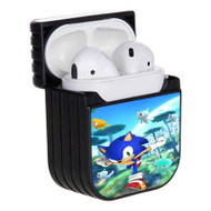 Onyourcases Sonic the Hedgehog Running Custom AirPods Case Cover Apple AirPods Gen 1 AirPods Gen 2 AirPods Pro Awesome Hard Skin Protective Cover Sublimation Cases
