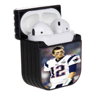 Onyourcases Tom Brady New England Patriots NFL Custom AirPods Case Cover Apple AirPods Gen 1 AirPods Gen 2 AirPods Pro Awesome Hard Skin Protective Cover Sublimation Cases