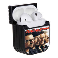 Onyourcases U2 Rolling Stones Custom AirPods Case Cover Apple AirPods Gen 1 AirPods Gen 2 AirPods Pro Awesome Hard Skin Protective Cover Sublimation Cases