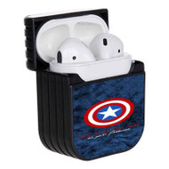 Onyourcases Captain America The Avengers Custom AirPods Case Cover Apple AirPods Gen 1 AirPods Gen 2 AirPods Pro Hard Skin Awesome Protective Cover Sublimation Cases