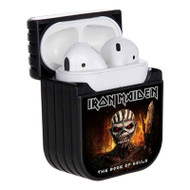 Onyourcases Iron Maiden The Book of Souls Fire Custom AirPods Case Cover Apple AirPods Gen 1 AirPods Gen 2 AirPods Pro Hard Skin Awesome Protective Cover Sublimation Cases