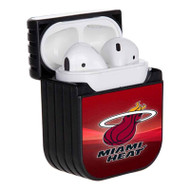 Onyourcases Miami Heat NBA Custom AirPods Case Cover Apple AirPods Gen 1 AirPods Gen 2 AirPods Pro Hard Skin Awesome Protective Cover Sublimation Cases