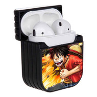 Onyourcases One Piece Pirate Warriors 2 Luffy Fire Boxing Angry Custom AirPods Case Cover Apple AirPods Gen 1 AirPods Gen 2 AirPods Pro Hard Skin Awesome Protective Cover Sublimation Cases