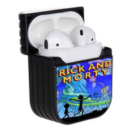 Onyourcases Rick and Morty Silhouette Custom AirPods Case Cover Apple AirPods Gen 1 AirPods Gen 2 AirPods Pro Hard Skin Awesome Protective Cover Sublimation Cases