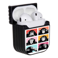 Onyourcases The Chimp Pop Custom AirPods Case Cover Apple AirPods Gen 1 AirPods Gen 2 AirPods Pro Hard Skin Awesome Protective Cover Sublimation Cases