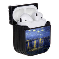 Onyourcases Vincent van Gogh Starry Night over the Rhone Custom AirPods Case Cover Apple AirPods Gen 1 AirPods Gen 2 AirPods Pro Hard Skin Awesome Protective Cover Sublimation Cases
