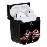 Onyourcases Allen Iverson Michael Jordan Custom AirPods Case Cover Apple AirPods Gen 1 AirPods Gen 2 AirPods Pro Hard Skin Protective Cover Awesome Sublimation Cases