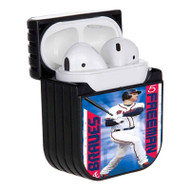 Onyourcases Freddie Freeman MLB Atlanta Braves Custom AirPods Case Cover Apple AirPods Gen 1 AirPods Gen 2 AirPods Pro Hard Skin Protective Cover Awesome Sublimation Cases