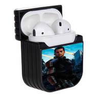 Onyourcases Mass Effect Commander Shepard Custom AirPods Case Cover Best Apple AirPods Gen 1 AirPods Gen 2 AirPods Pro Hard Skin Protective Cover Sublimation Cases