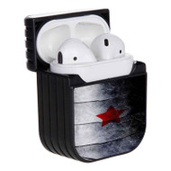 Onyourcases Red Star Symbol Bucky Barnes Custom AirPods Case Cover Best Apple AirPods Gen 1 AirPods Gen 2 AirPods Pro Hard Skin Protective Cover Sublimation Cases