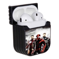 Onyourcases Spiderman on Captain America Civil War Marvel Custom AirPods Case Cover Best Apple AirPods Gen 1 AirPods Gen 2 AirPods Pro Hard Skin Protective Cover Sublimation Cases