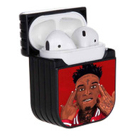 Onyourcases 21 savage Custom AirPods Case Cover New Apple AirPods Gen 1 AirPods Gen 2 AirPods Pro Hard Skin Protective Cover Sublimation Cases