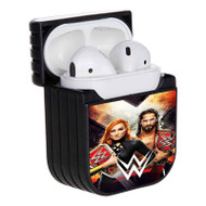 Onyourcases Becky Lynch Seth Rollins WWE Custom AirPods Case Cover New Apple AirPods Gen 1 AirPods Gen 2 AirPods Pro Hard Skin Protective Cover Sublimation Cases