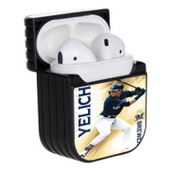 Onyourcases Christian Yelich MLB Milwaukee Brewers Custom AirPods Case Cover New Apple AirPods Gen 1 AirPods Gen 2 AirPods Pro Hard Skin Protective Cover Sublimation Cases