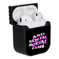 Onyourcases Fragment x Anti Social Social Club Custom AirPods Case Cover New Apple AirPods Gen 1 AirPods Gen 2 AirPods Pro Hard Skin Protective Cover Sublimation Cases