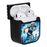 Onyourcases Luke Kuechly NFL Carolina Panthers Custom AirPods Case Cover New Apple AirPods Gen 1 AirPods Gen 2 AirPods Pro Hard Skin Protective Cover Sublimation Cases
