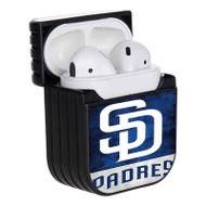 Onyourcases MLB San Diego Padres Custom AirPods Case Cover New Apple AirPods Gen 1 AirPods Gen 2 AirPods Pro Hard Skin Protective Cover Sublimation Cases