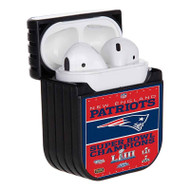 Onyourcases NFL New England Patriots Champions Custom AirPods Case Cover New Apple AirPods Gen 1 AirPods Gen 2 AirPods Pro Hard Skin Protective Cover Sublimation Cases