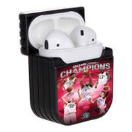 Onyourcases Toronto Raptors NBA Champions Custom AirPods Case Cover New Apple AirPods Gen 1 AirPods Gen 2 AirPods Pro Hard Skin Protective Cover Sublimation Cases