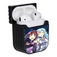 Onyourcases Asuna and Sinon Sword Art Online Art Custom AirPods Case Cover Apple AirPods Gen 1 AirPods Gen 2 AirPods Pro Hard Skin Protective Cover New Sublimation Cases