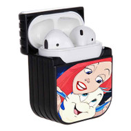 Onyourcases Disney Ariel and Flounder The Little Mermaid Custom AirPods Case Cover Apple AirPods Gen 1 AirPods Gen 2 AirPods Pro Hard Skin Protective Cover New Sublimation Cases