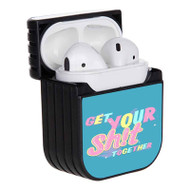 Onyourcases Get Your Shits Together Rick and Morty Quotes Custom AirPods Case Cover Apple AirPods Gen 1 AirPods Gen 2 AirPods Pro Hard Skin Protective Cover New Sublimation Cases