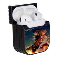 Onyourcases Kirito and Asuna Sunset Sword Art Online Custom AirPods Case Cover Apple AirPods Gen 1 AirPods Gen 2 AirPods Pro Hard Skin Protective Cover New Sublimation Cases