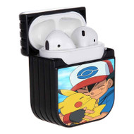 Onyourcases Pokemon Ash and Pikachu Custom AirPods Case Cover Apple AirPods Gen 1 AirPods Gen 2 AirPods Pro Hard Skin Protective Cover New Sublimation Cases