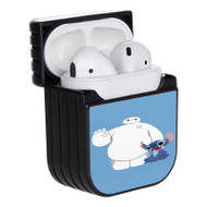 Onyourcases Big Hero 6 Baymax and Disney Stitch Custom AirPods Case Cover Best Apple AirPods Gen 1 AirPods Gen 2 AirPods Pro Hard Skin Protective Cover Sublimation Cases