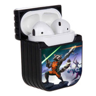 Onyourcases Rocket Racoon Guardians of The Galaxy Art Custom AirPods Case Cover Best Apple AirPods Gen 1 AirPods Gen 2 AirPods Pro Hard Skin Protective Cover Sublimation Cases