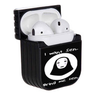 Onyourcases Spirited Away No Face I Want Bring Me Sen Custom AirPods Case Cover Best Apple AirPods Gen 1 AirPods Gen 2 AirPods Pro Hard Skin Protective Cover Sublimation Cases