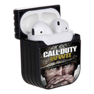 Onyourcases Call of Duty WWII Custom AirPods Case Cover Best of Apple AirPods Gen 1 AirPods Gen 2 AirPods Pro Hard Skin Protective Cover Sublimation Cases