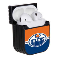 Onyourcases Edmonton Oilers NHL Custom AirPods Case Cover Best of Apple AirPods Gen 1 AirPods Gen 2 AirPods Pro Hard Skin Protective Cover Sublimation Cases
