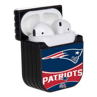 Onyourcases New England Patriots NFL Custom AirPods Case Cover Best of Apple AirPods Gen 1 AirPods Gen 2 AirPods Pro Hard Skin Protective Cover Sublimation Cases